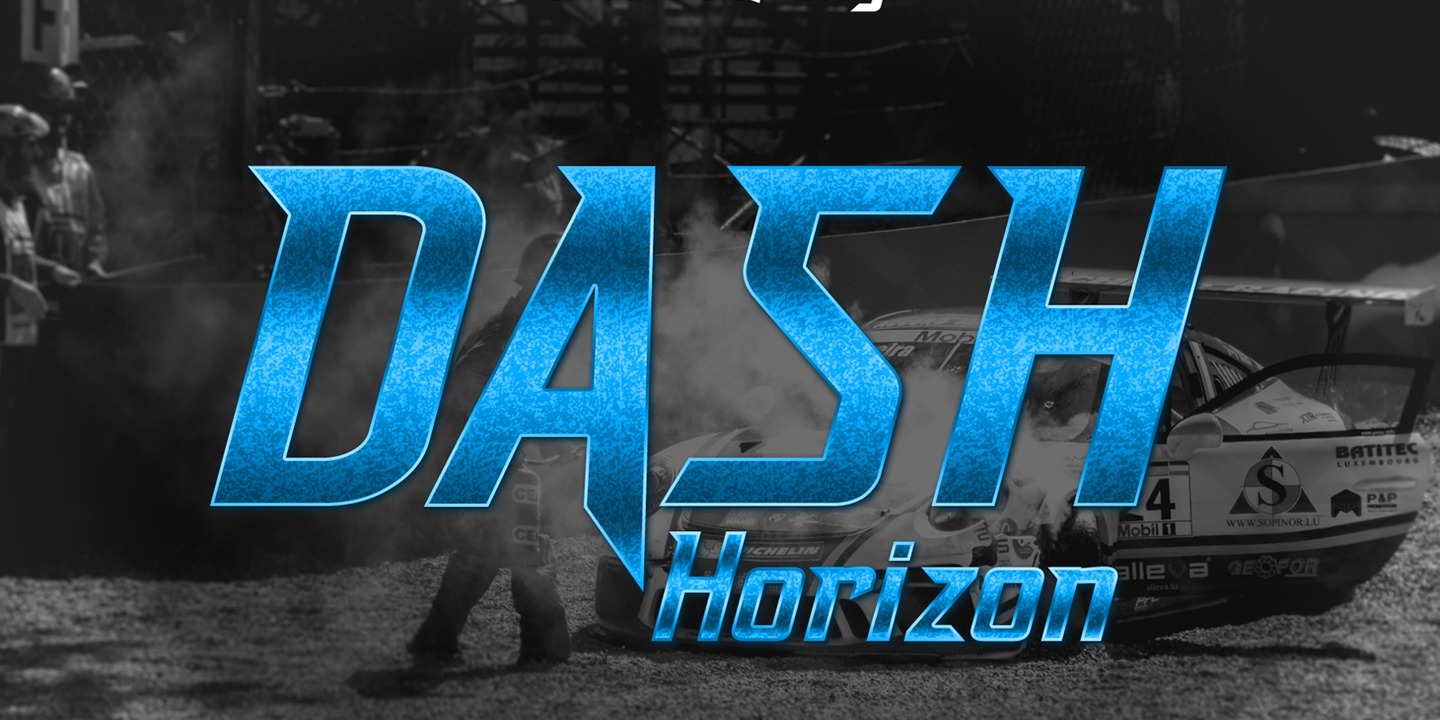 Przykład czcionki Dash Horizon